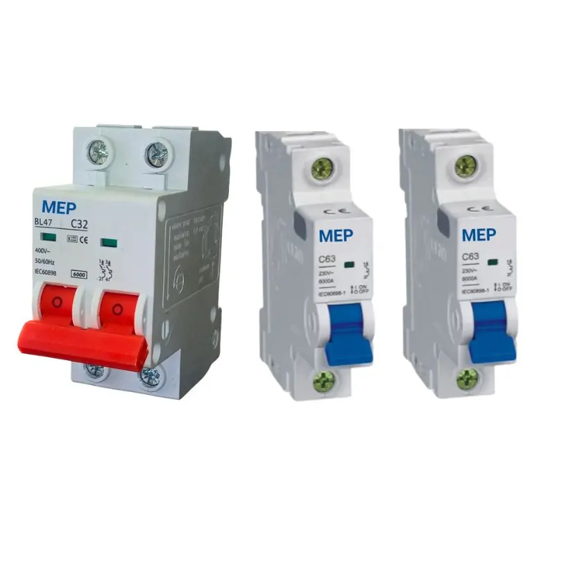 MEP 63A, 40A, MCB Circuit breaker MEP Single-phase best quality AC MCB 6A to 63A circuit breaker