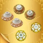 Multiple Brand and Golden color Design Holder and Ceiling Rose